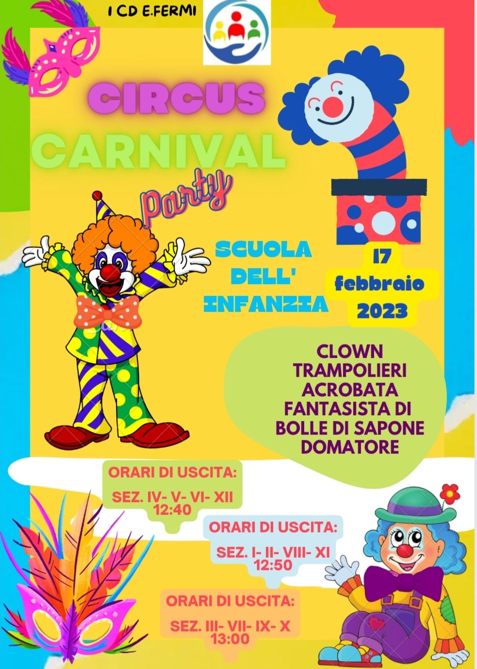 CARNEVALE 2023- SOSPENSIONE ATTIVITA’ DIDATTICHE 20 E 21 FEBBRAIO