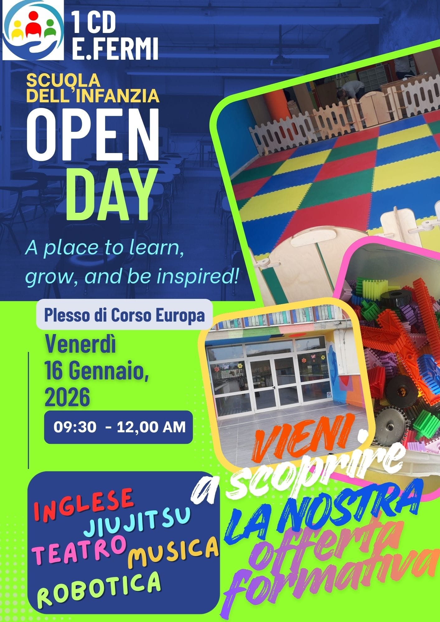 OPEN DAY SCUOLA DELL’ INFANZIA